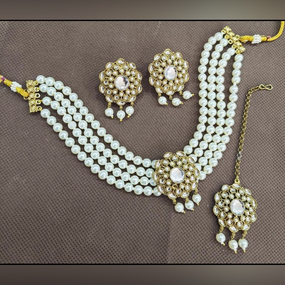 Pearl Necklace Set